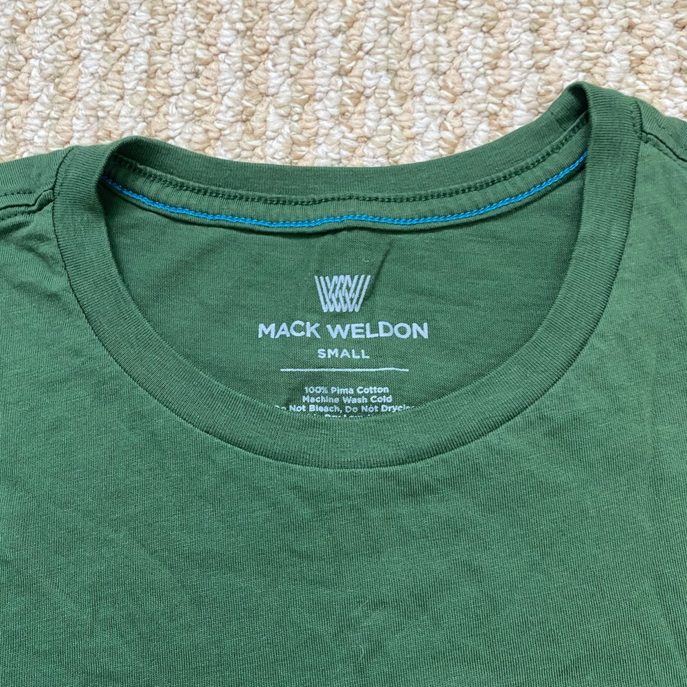 MACK WELDON | 100% Pima Cotton Long Sleeve T-Shirt Small - Picture 5 of 10